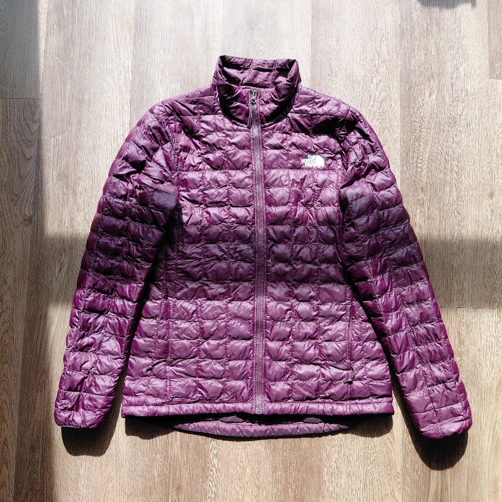 The North Face Thermoball burgundy jacket